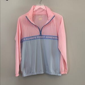 Lilly Pulitzer UPF50 tee time
It's Always Sunny
Somewhere windbreaker